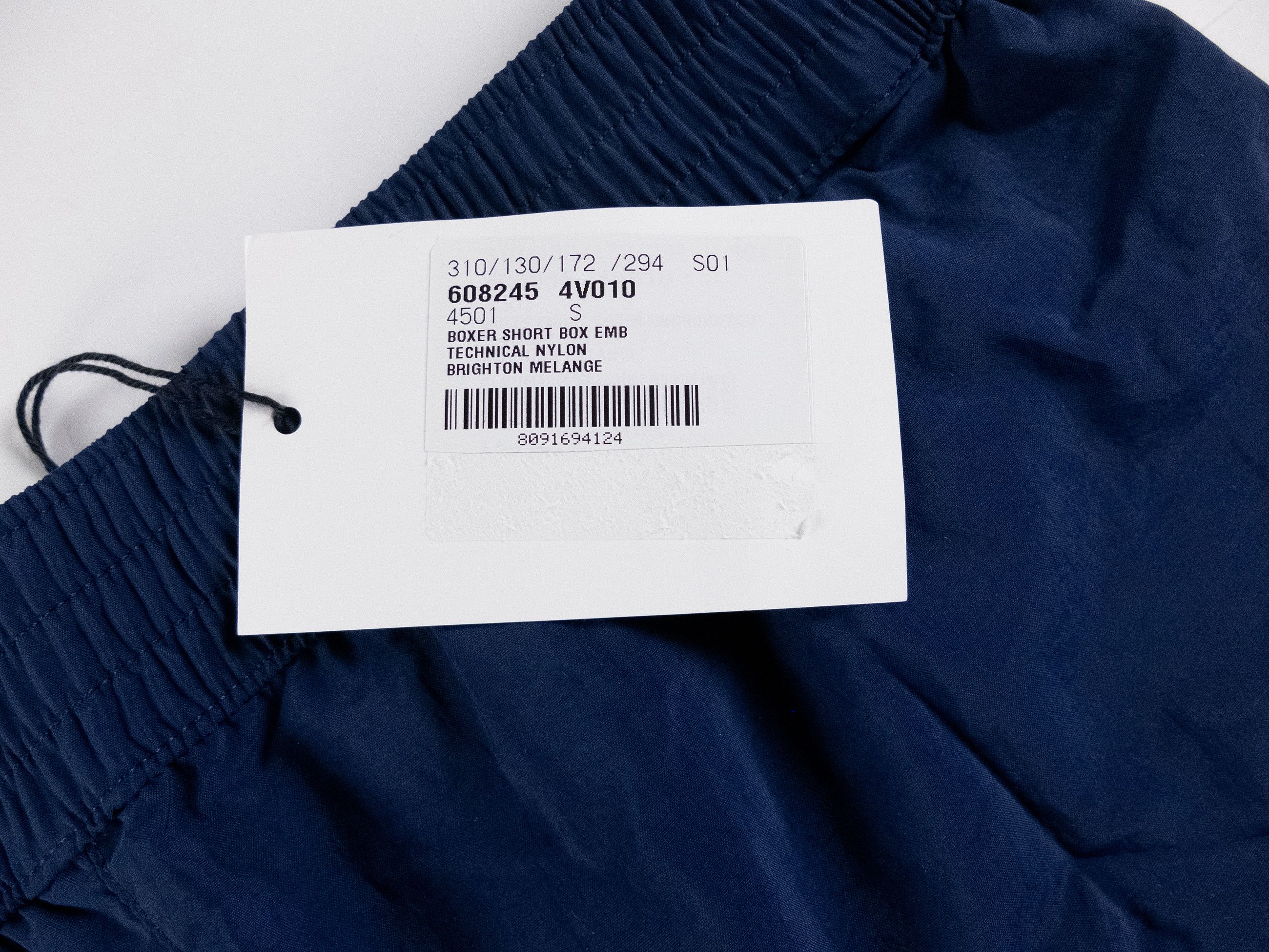 Bottega Veneta BOTTEGA VENETA solid navy blue nylon swim shorts Large q Size US 30 / EU 46 - 3 Thumbnail