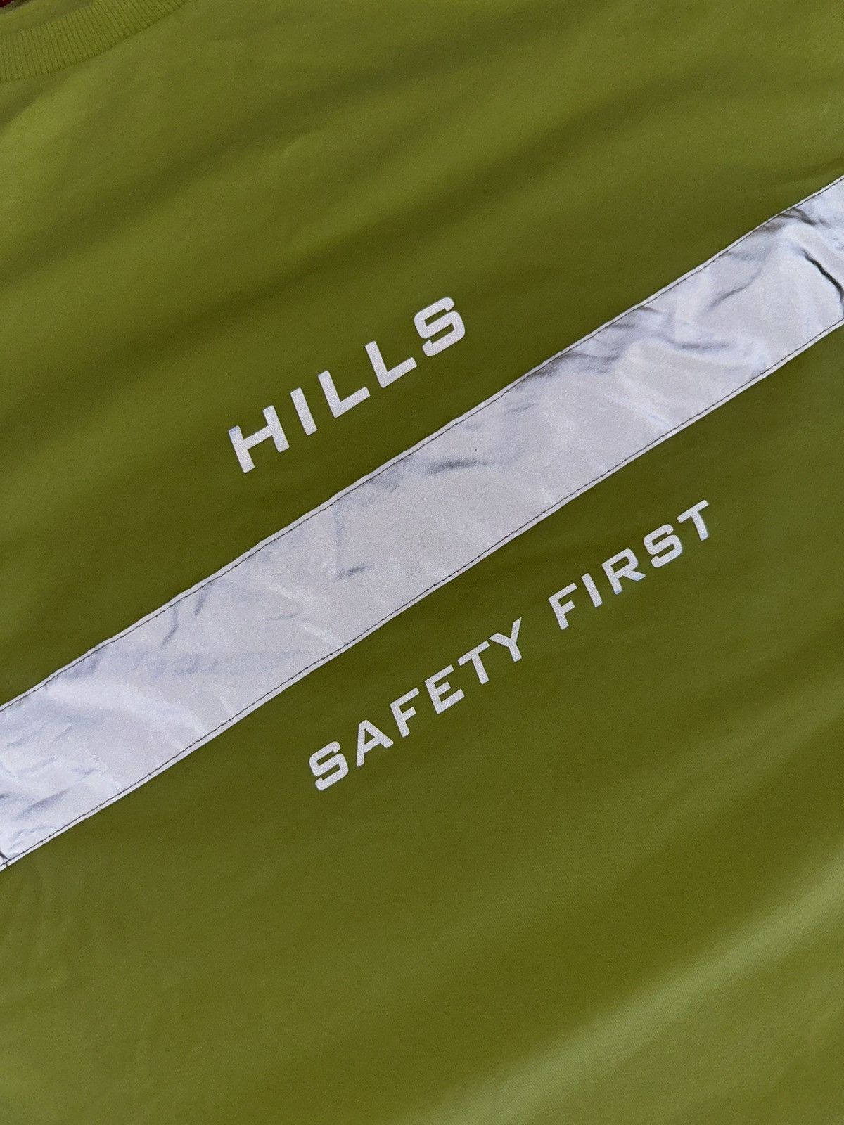 Other Hills safety first reflective neon fluo green yellow tee Size US L / EU 52-54 / 3 - 9 Thumbnail