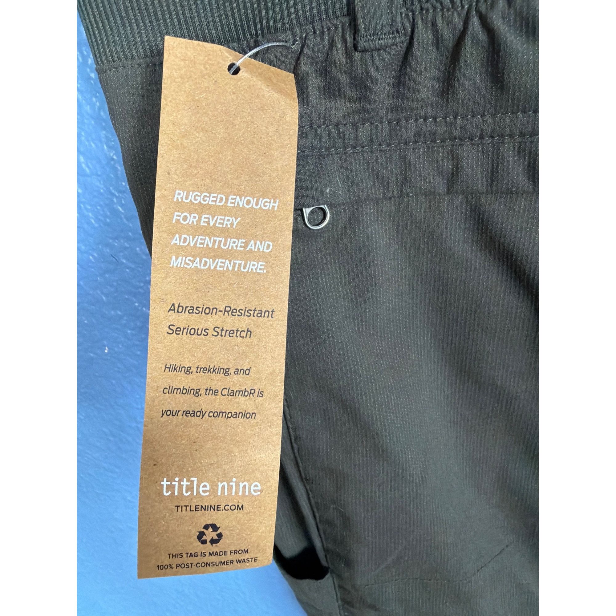 Other NWT Title Nine Women Gray Clamber Capri Hiking Nylon Pants 1 Size 36" / US 14 / IT 50 - 8 Thumbnail