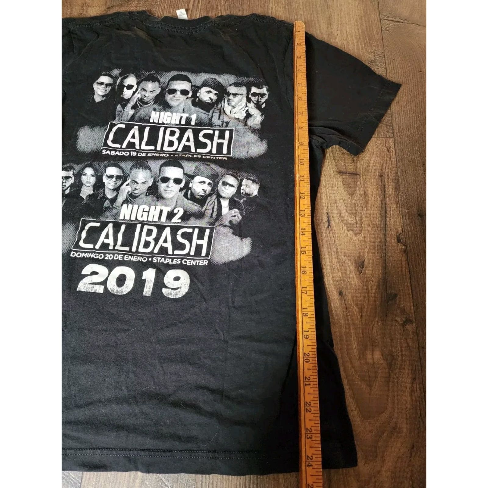 Vintage Vintage Ozuna World Tour 2019 T-Shirt Men M Calibash Festival Double-Sided Black Cotton Size US M / EU 48-50 / 2 - 3 Thumbnail