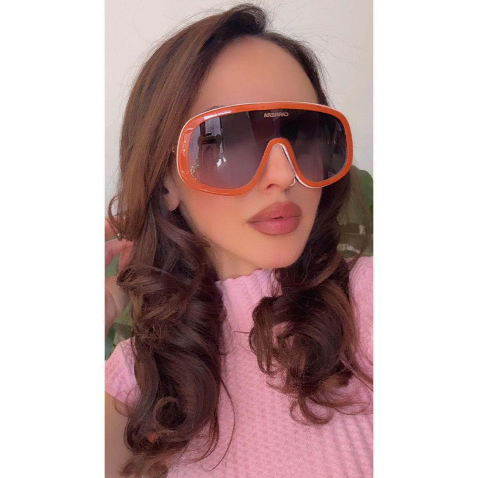 Carrera NEW Carrera Flaglab 17 Mask Shield Sunglasses Orange Size ONE SIZE - 9 Thumbnail