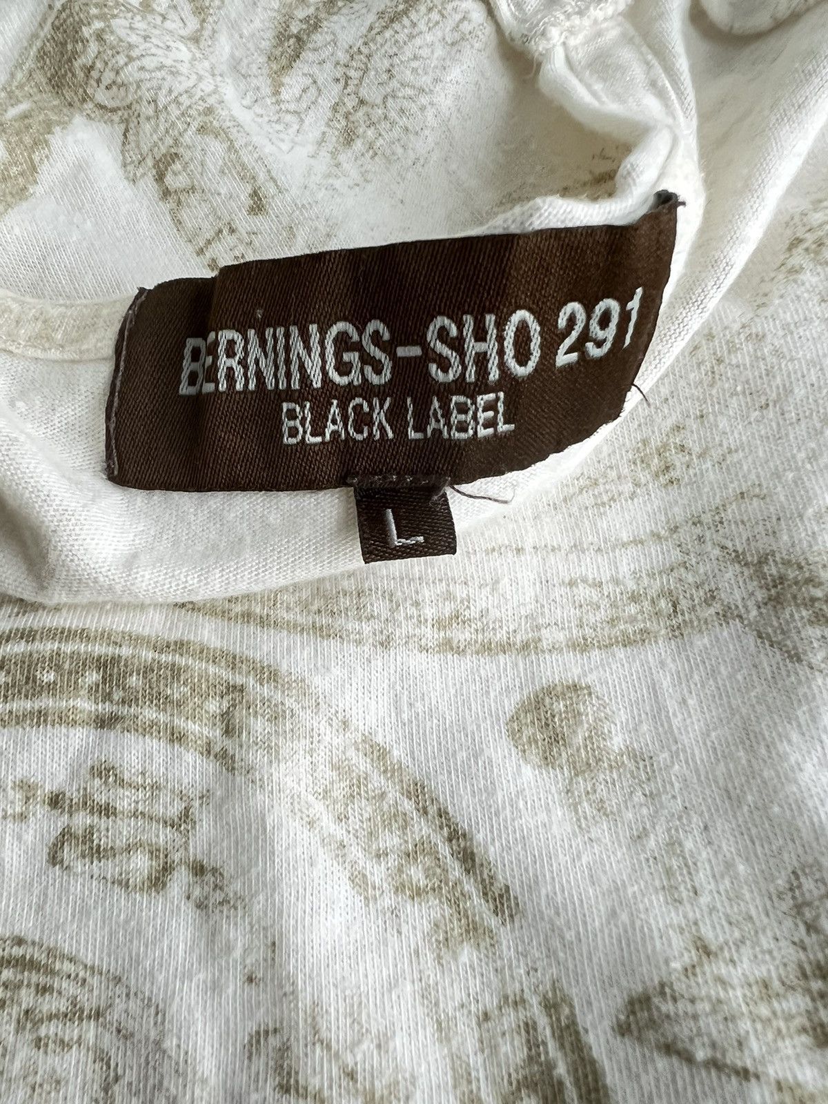 BERNINGS SHO Bernings-Sho Black Label 🇯🇵 Navajo Goro's Motif LS Shirt Size US M / EU 48-50 / 2 - 6 Thumbnail