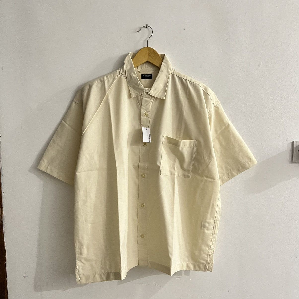 Issey Miyake Back Number - Basic Short Sleeve Shirt Size US M / EU 48-50 / 2 - 1 Thumbnail
