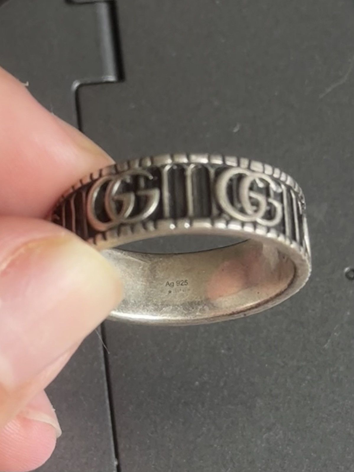 Gucci Gucci GG Marmont wide ring Size ONE SIZE - 5 Thumbnail