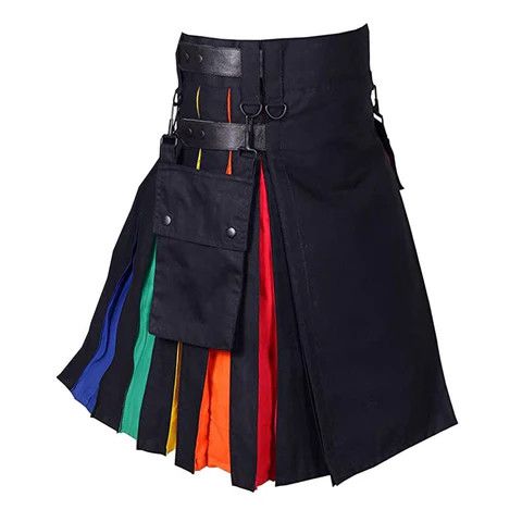 Other Scottish Utility Hybrid Kilt Rainbow Size US 36 / EU 52 - 4 Thumbnail