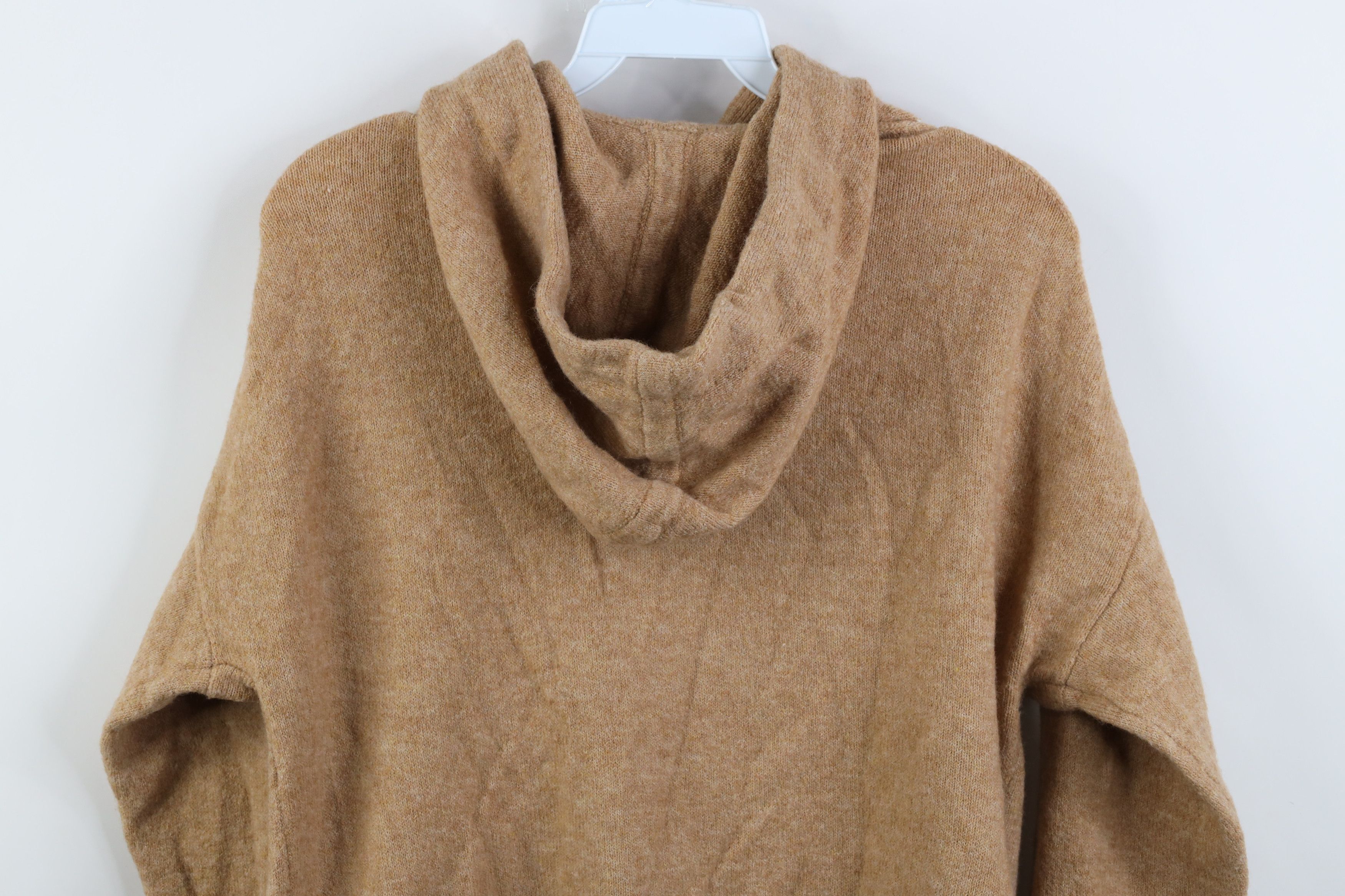 J.Crew J Crew Merino Wool Alpaca Supersoft Yarn Knit Hoodie Sweater Size XS / US 0-2 / IT 36-38 - 10 Thumbnail