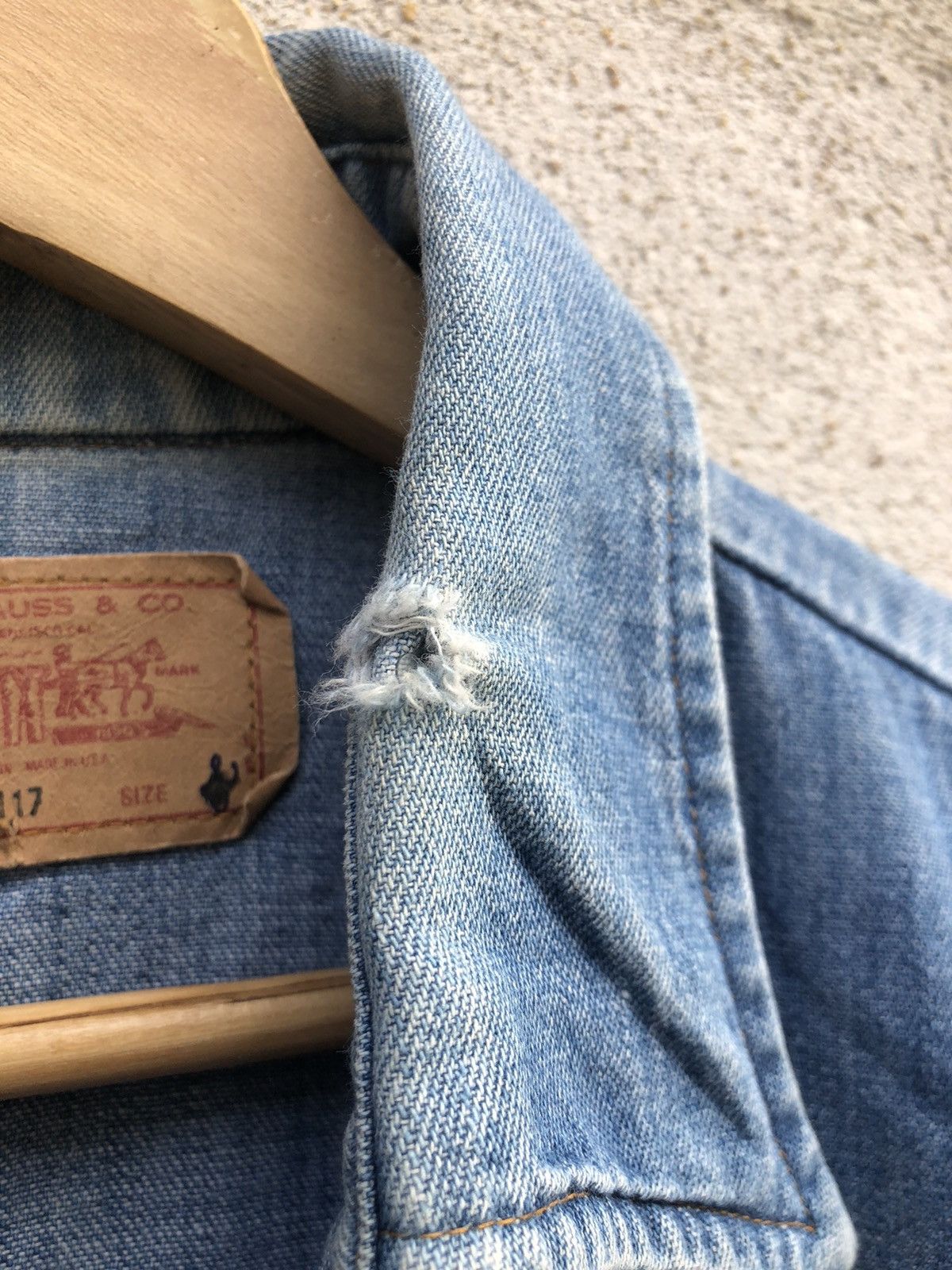 Levi's Rare‼️ Vintage 70s Levi's Western Shirt Orange Tab Size US M / EU 48-50 / 2 - 6 Thumbnail
