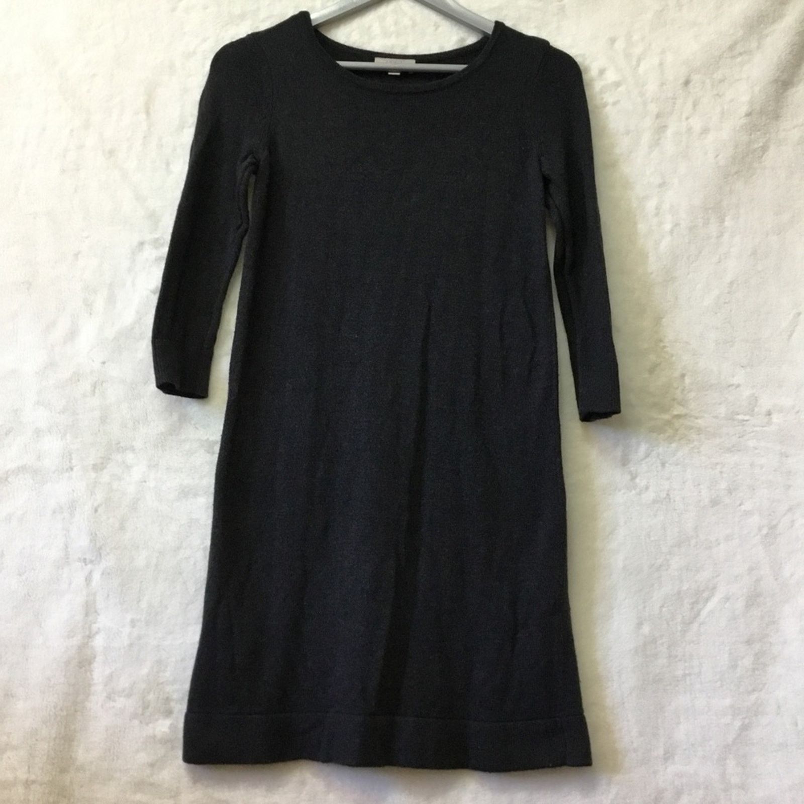 Loft Loft Gray Long Sleeve Sweater Dress Size S / US 4 / IT 40 - 2 Thumbnail