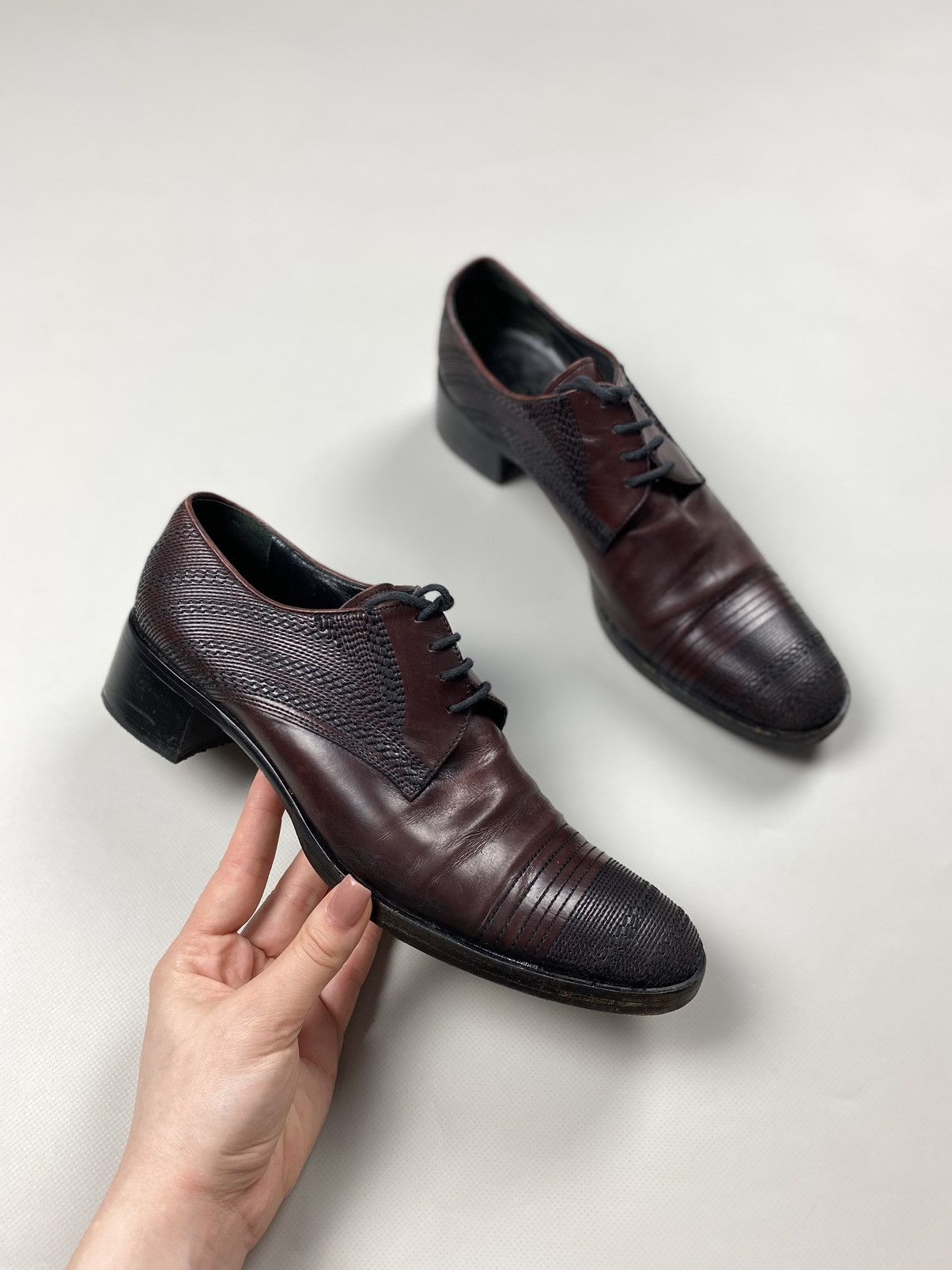Jil Sander Jil Sander ladies formal leather lace up shoes size 39 1/2 Size US 9.5 / IT 39.5 - 13 Thumbnail