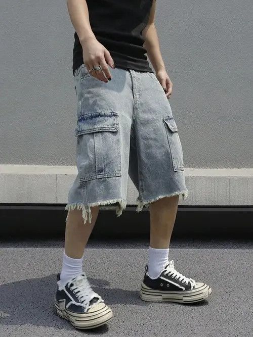 Jean Furuya x Haya Vintage Jorts Cargo Y2k Shorts Jeans Size US 32 / EU 48 - 5 Thumbnail