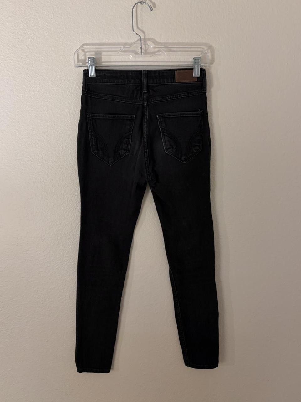 Hollister hollister black high-rise super skinny jeans Size 25" / US 0 / IT 36 - 2 Thumbnail