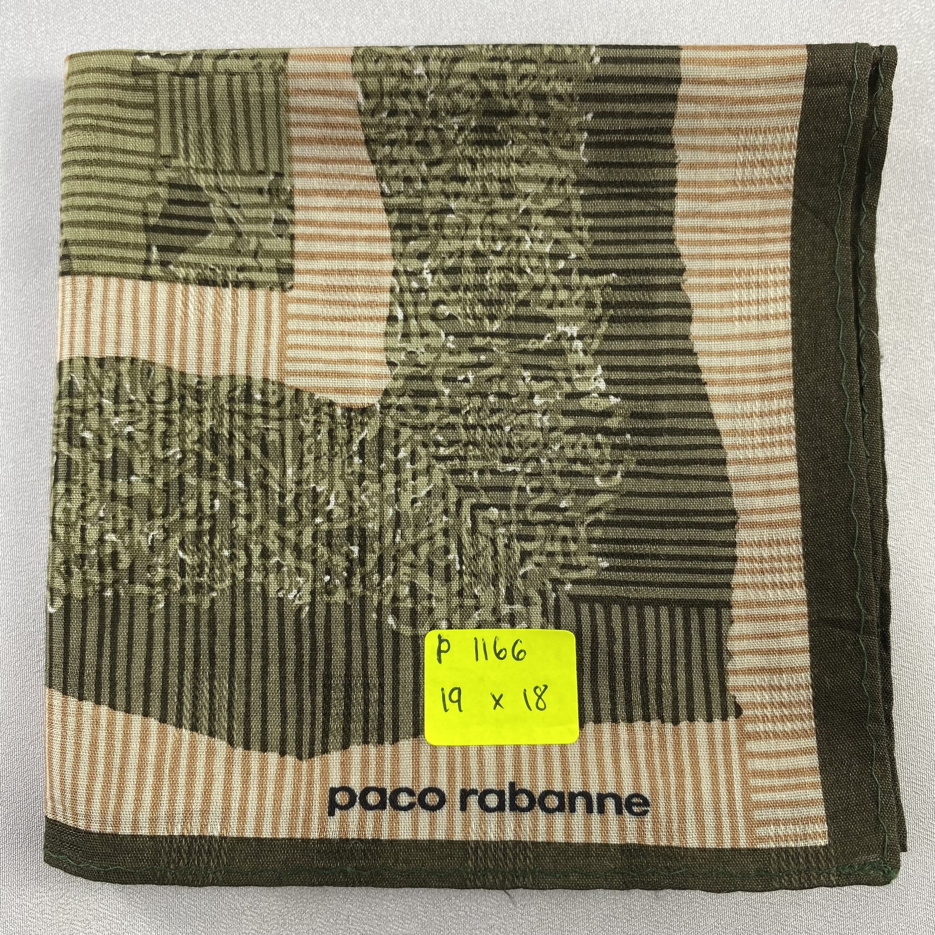 Vintage Paco Rabanne Handkerchief / Neckerchief / Bandana-P1166 Size ONE SIZE - 5 Thumbnail