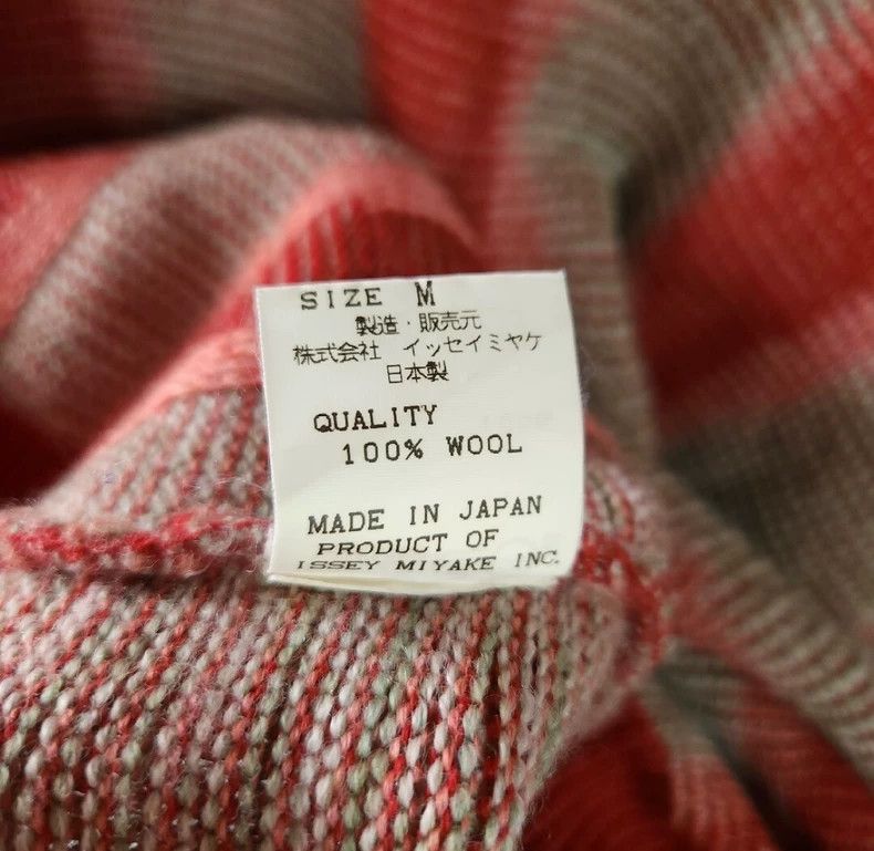 Issey Miyake issey miyake Red striped sweater Size US M / EU 48-50 / 2 - 7 Thumbnail