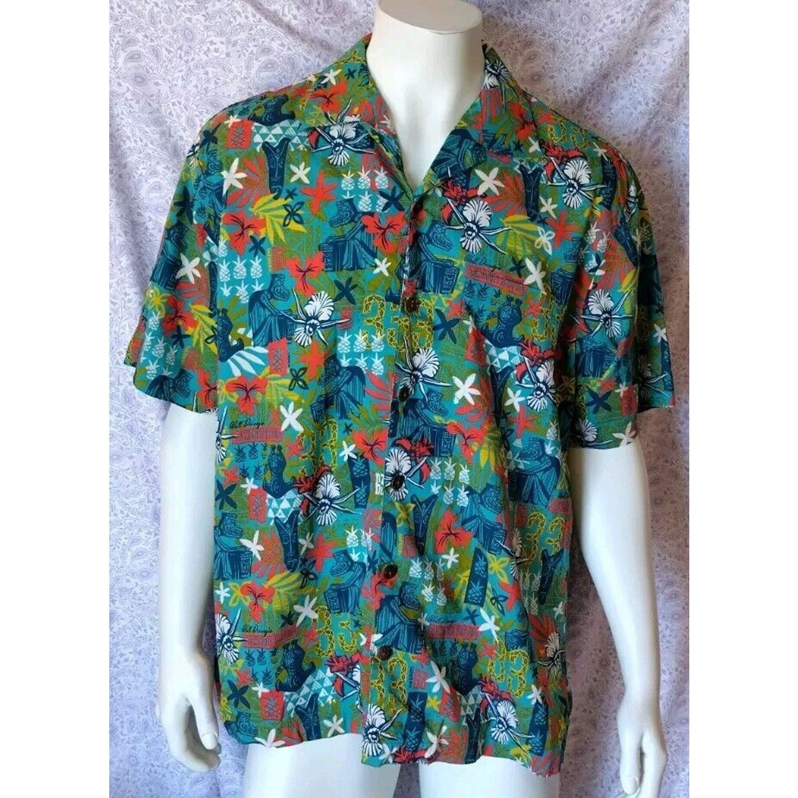 Disney RARE Disneyland Club 33 ENCHANTED TIKI ROOM 2013 Never Worn! Size US XXL / EU 58 / 5 - 1 Thumbnail