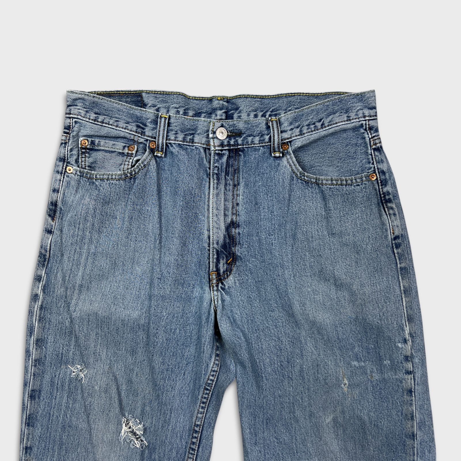 Levi's × Vintage Levi's 550 Jeans 36x34 Relaxed Fit Baggy Distressed Denim Size US 36 / EU 52 - 2 Thumbnail