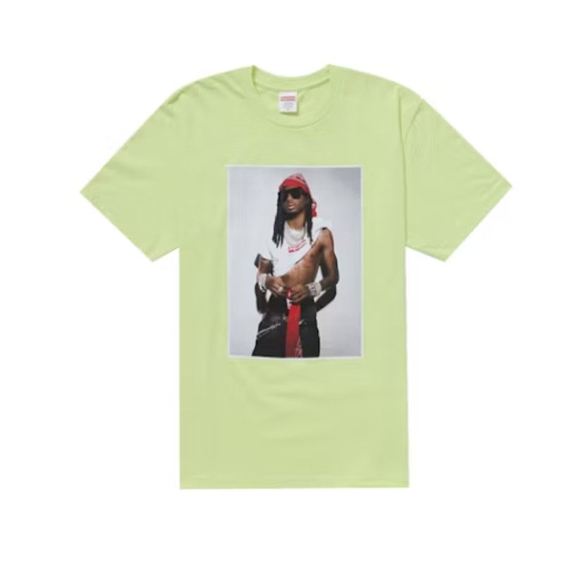 Supreme Supreme Playboi Carti Tee Pale Green Size Medium SHIPS NOW Size US M / EU 48-50 / 2 - 1 Thumbnail