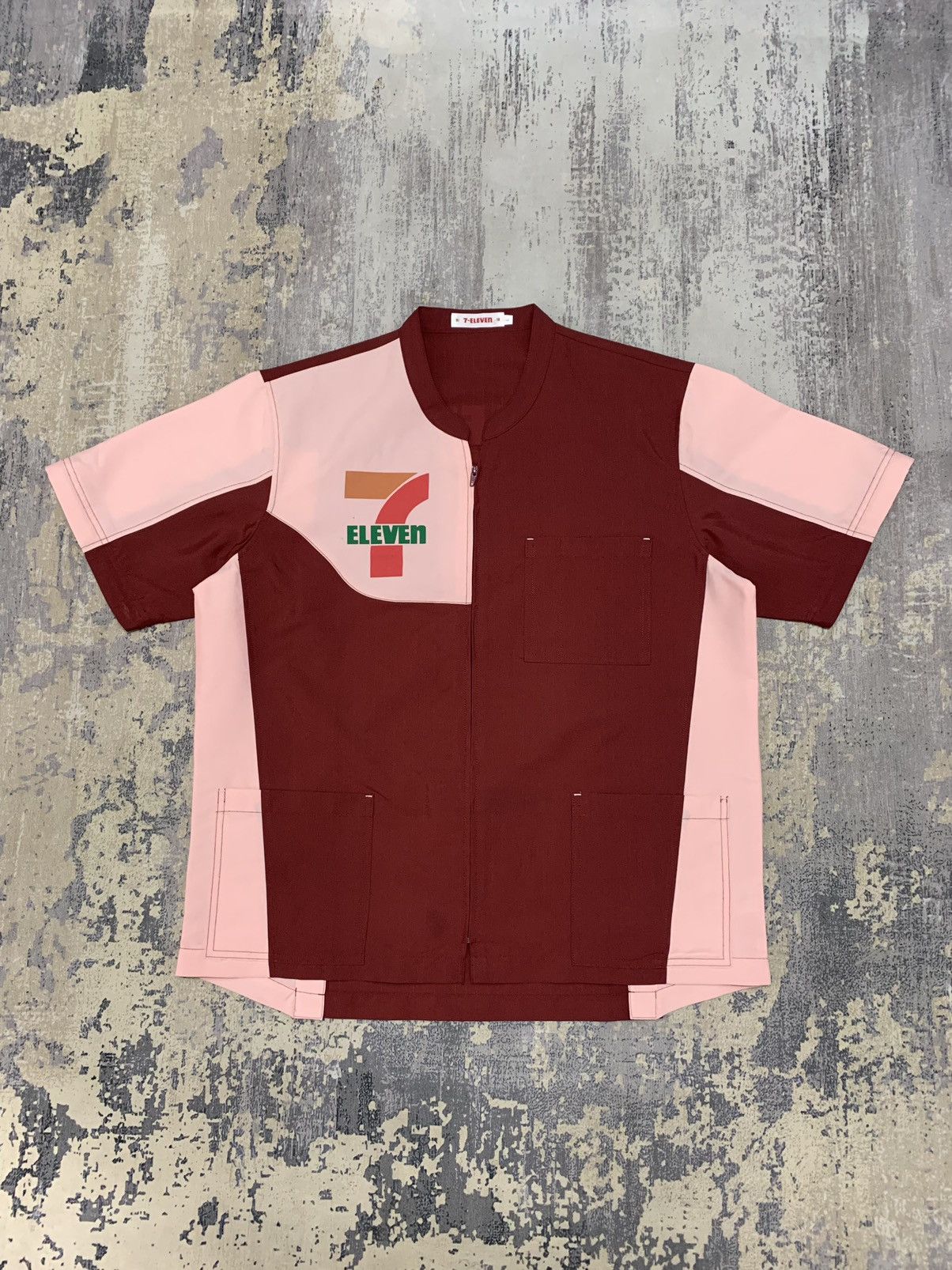 Japanese Brand VTG 7-Eleven Japan Employee Work Shirt Utility Top Size US L / EU 52-54 / 3 - 1 Thumbnail