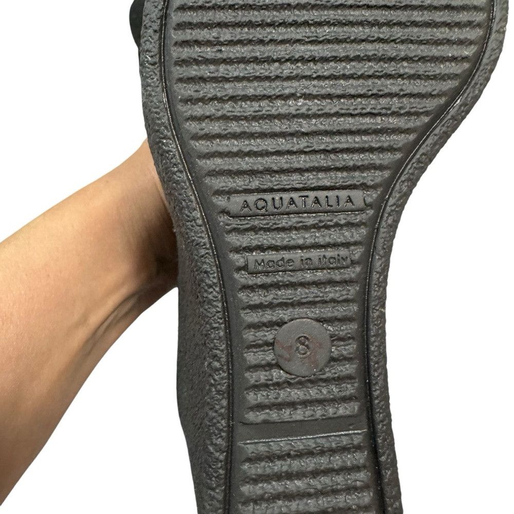 Aquatalia NWT New Aquatalia Vicki Suede Ankle Black Boots Made In Ita Size US 8 / IT 38 - 9 Thumbnail