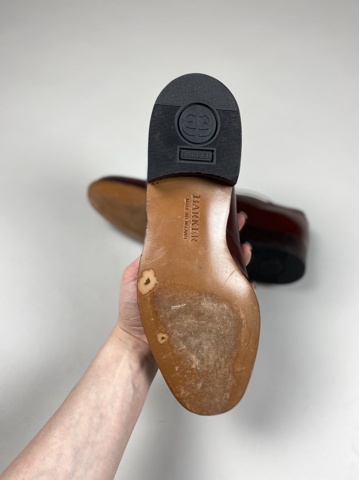 Barker Barker men’s leather formal loafer shoes size US 8.5 Size US 8.5 / EU 41-42 - 16 Thumbnail