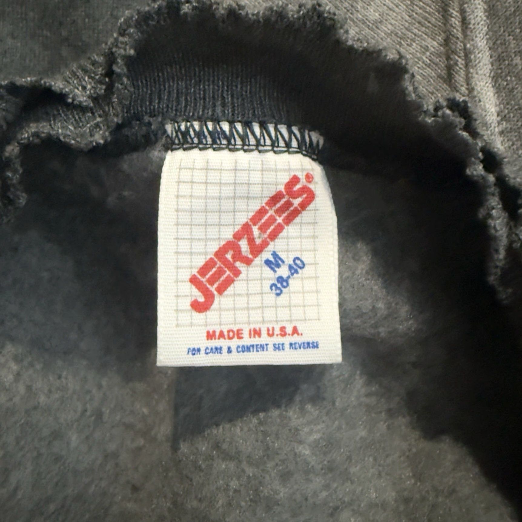 Jerzees VINTAGE Jerzees Sweatshirt Unisex Gray M USA Horse Stitch Pullover Cotton Size US M / EU 48-50 / 2 - 4 Thumbnail