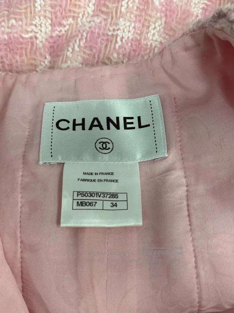 Chanel Chanel Supermarket series pink tweed jacket Size XXS / US 00 / IT 34 - 4 Thumbnail