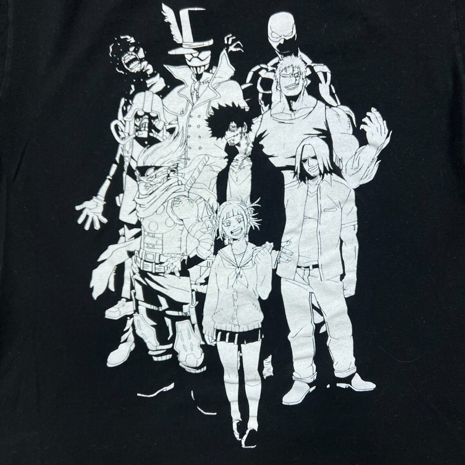 Anime × Vintage My Hero Academia T Shirt Short Sleeve Graphic Anime Tee Size US L / EU 52-54 / 3 - 3 Thumbnail
