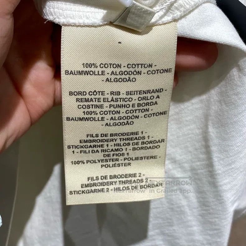 Hermes Hermes White Embroidered Logo Pocket Short Sleeve Size S / US 4 / IT 40 - 4 Thumbnail