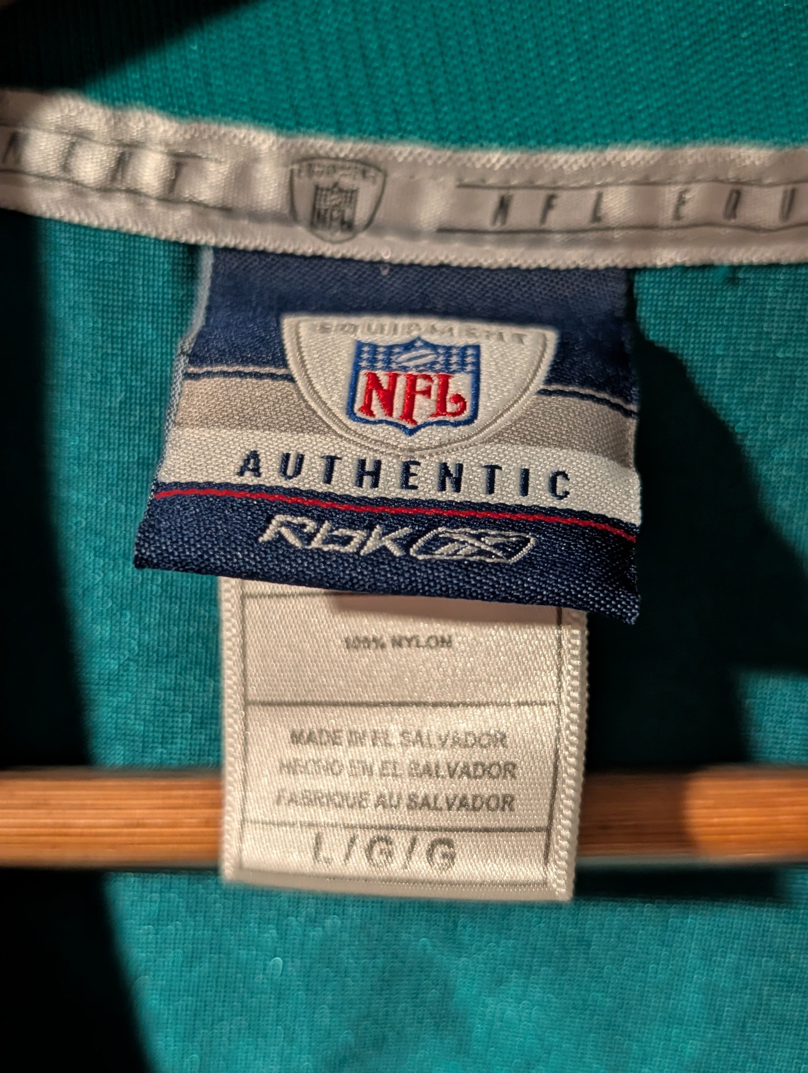 NFL Reebok NFL Equipment Chad Pennington Miami Dolphins Jersey Size US L / EU 52-54 / 3 - 12 Thumbnail
