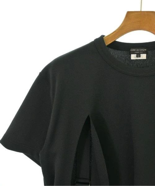 Comme des Garcons Homme Plus T-Shirts cut-and-sew polyester plain crewneck Black Size US L / EU 52-54 / 3 - 3 Thumbnail