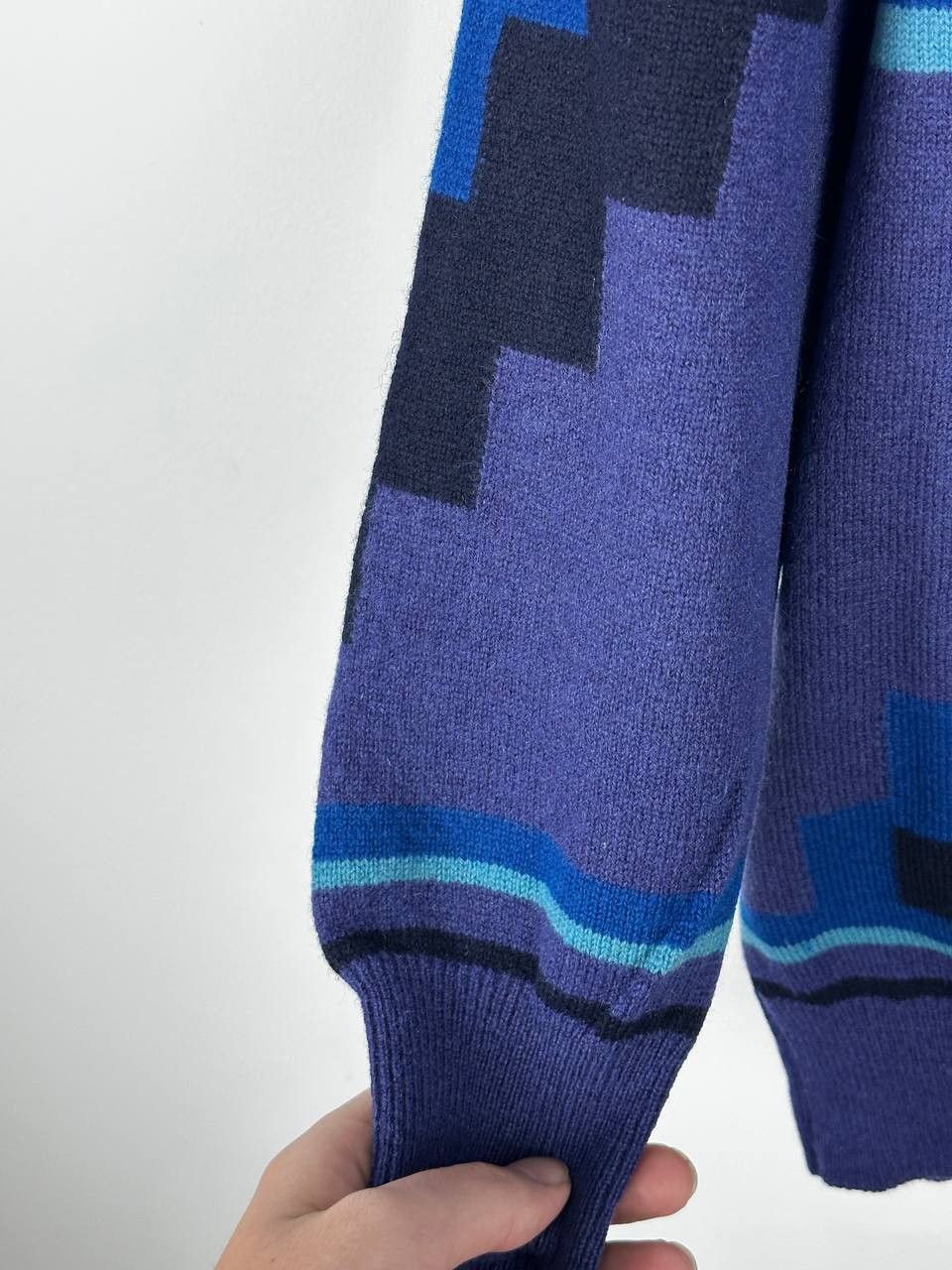 Pringle Of Scotland × Vintage Pringle Of Scotland 100% Lambswool Long Sleeve Sweater Size US L / EU 52-54 / 3 - 6 Thumbnail