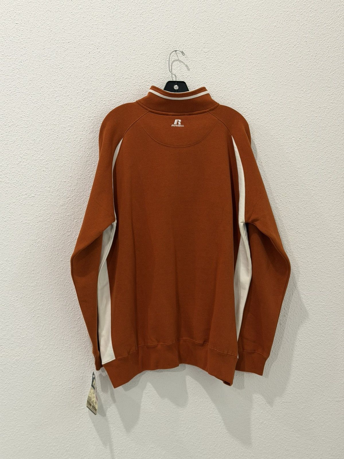 Russell Athletic Vintage Texas Longhorns 1/4 Zip Russell Athletic TeamIssue L Size US L / EU 52-54 / 3 - 4 Thumbnail