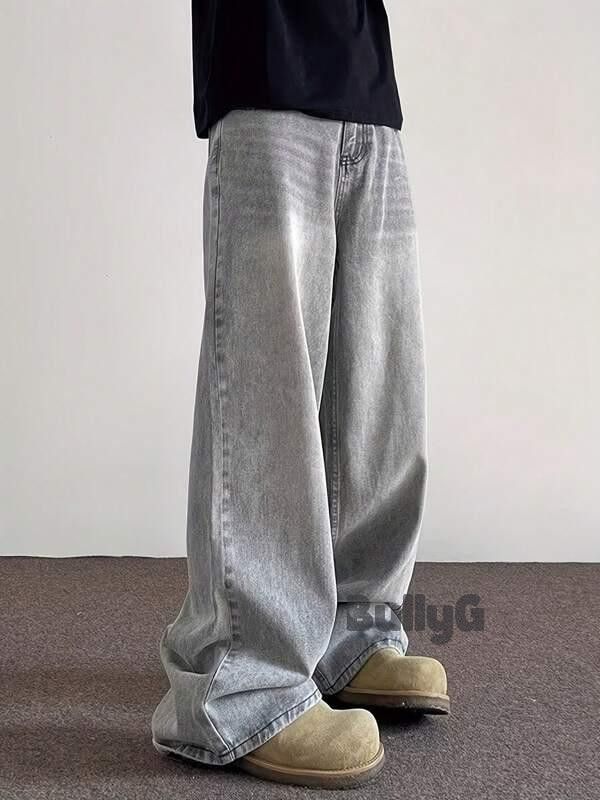 washed VINTAGE 90s baggy jeans pants