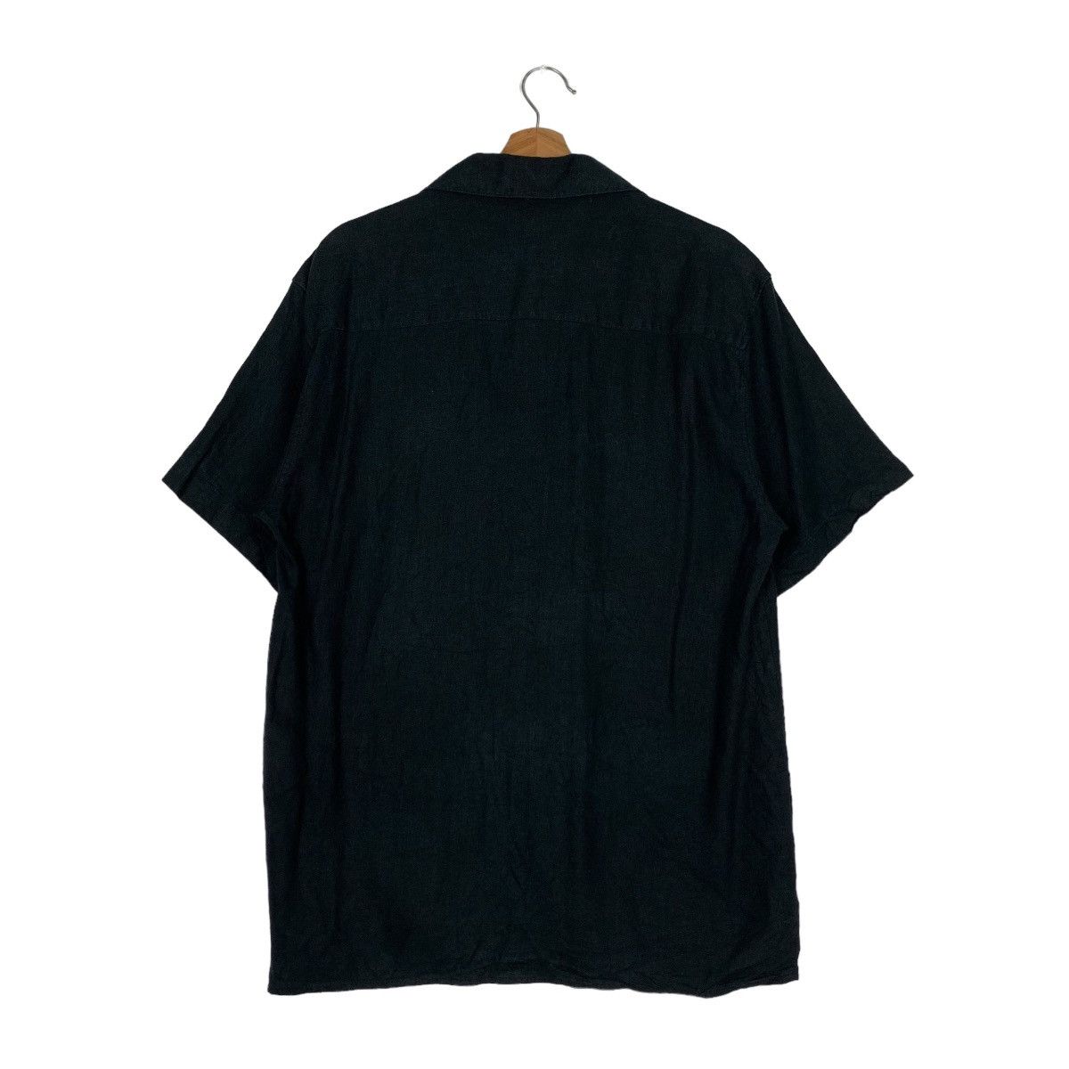 Vintage TRUST Linen Rayon Short Sleeve Button Shirt #0508-C23 Size US S / EU 44-46 / 1 - 7 Thumbnail