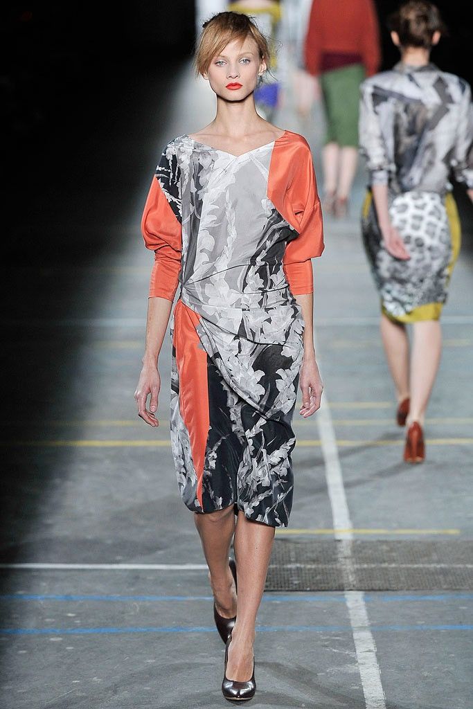 Designer × Dries Van Noten Dries Van Noten - Fall 2009 Ready to Wear - Midi Dress Size ONE SIZE - 1 Thumbnail