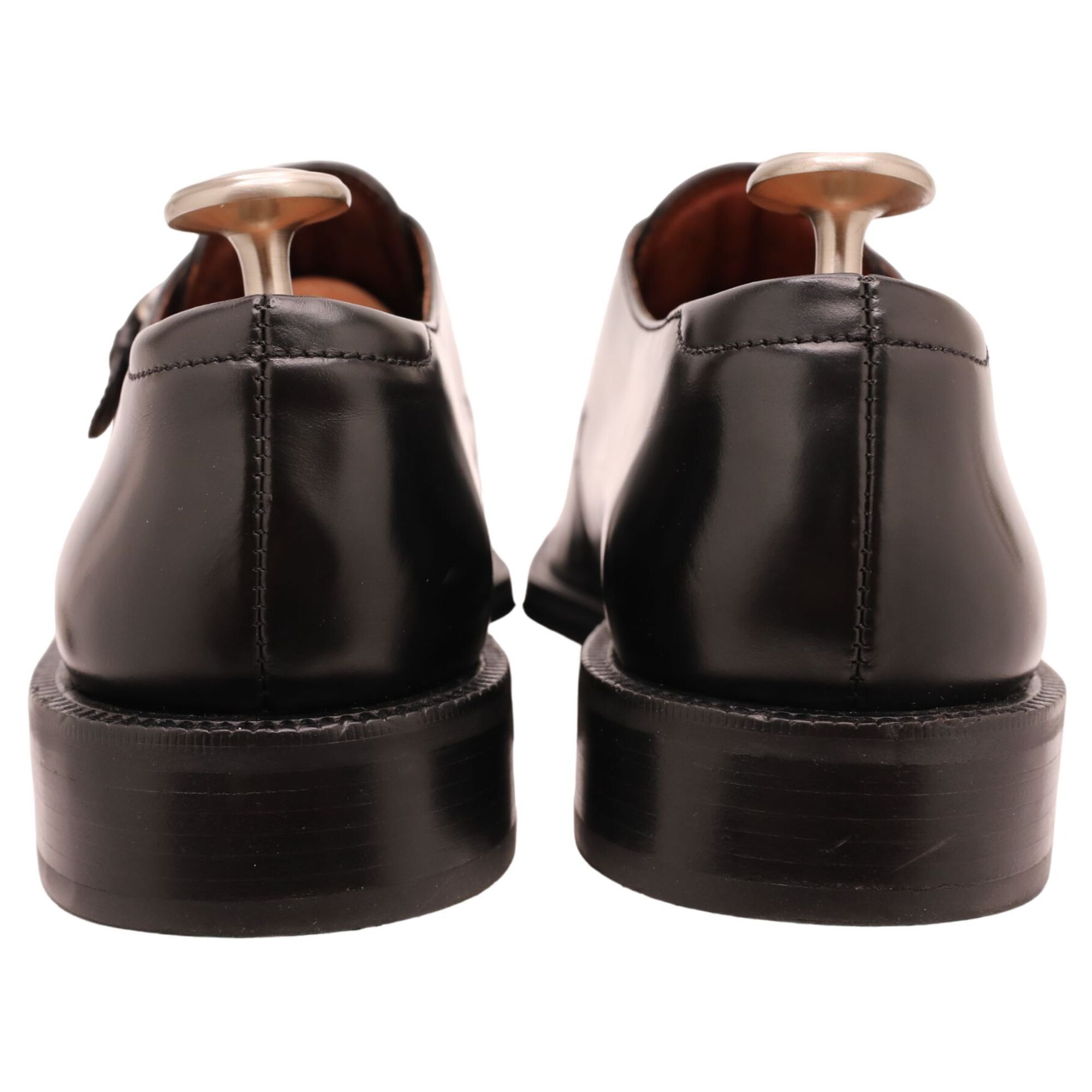 Cole Haan Cole Haan Mens 10D Black Leather Monk Strap Loafers Buckle Size US 10 / EU 43 - 5 Thumbnail