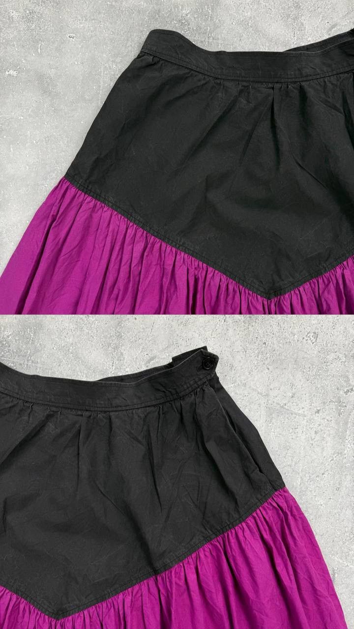 Saint Laurent Paris Vintage 70s Saint Laurent Rive Gauche A-Line Skirt FR 38 Size 27" / US 4 / IT 40 - 17 Thumbnail