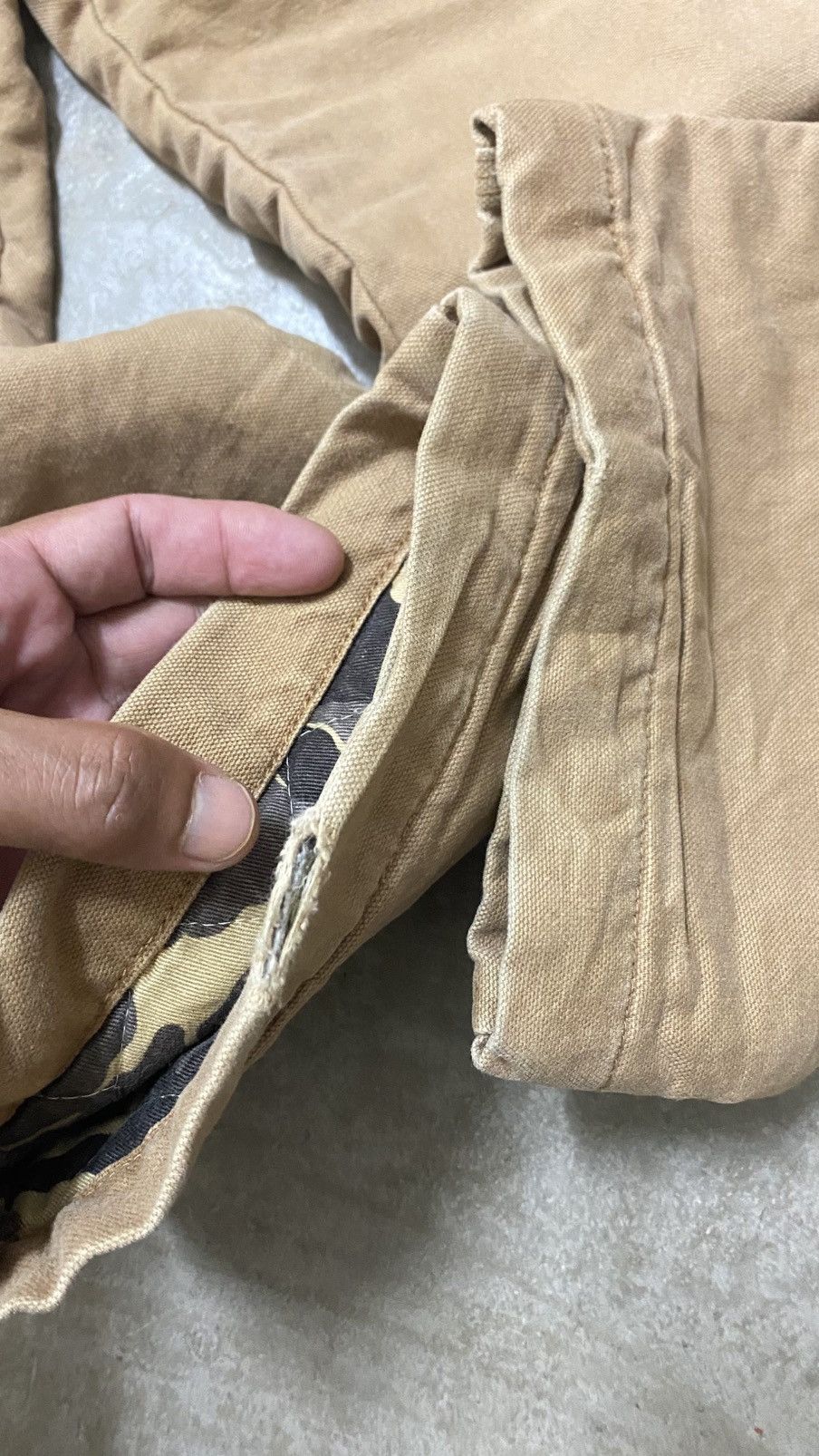 Bape × Vintage 🔥 Rare 🔥 Vintage BAPE Carpenters Pants For Winter Wear Size US 34 / EU 50 - 17 Thumbnail