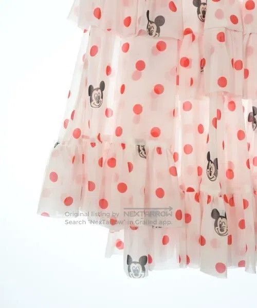 Comme des Garcons Comme des Garcons size S Red vintage polka dot Mickey skir Size 22" - 6 Thumbnail