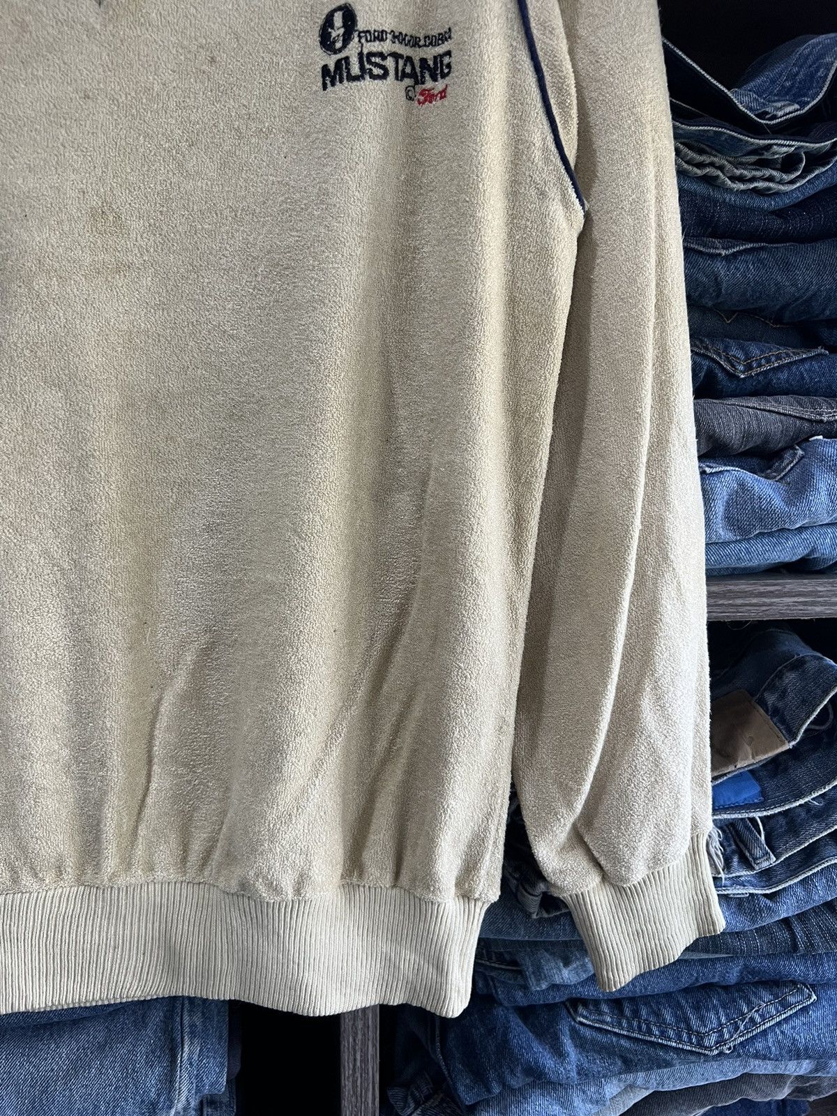 Ford 🔥Vintage Ford Mustang Fleece Sweatshirt Size US S / EU 44-46 / 1 - 6 Thumbnail