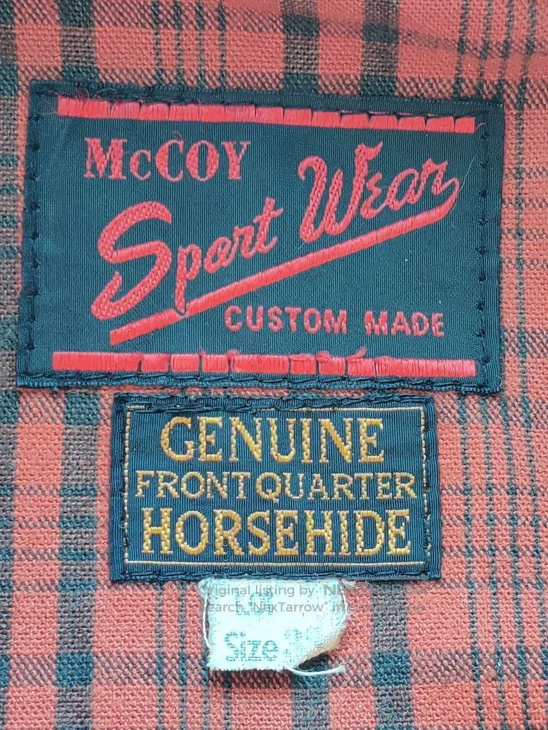 The Real McCoy's The Real McCoys Brown Bear W38 is out of print Size US M / EU 48-50 / 2 - 3 Thumbnail