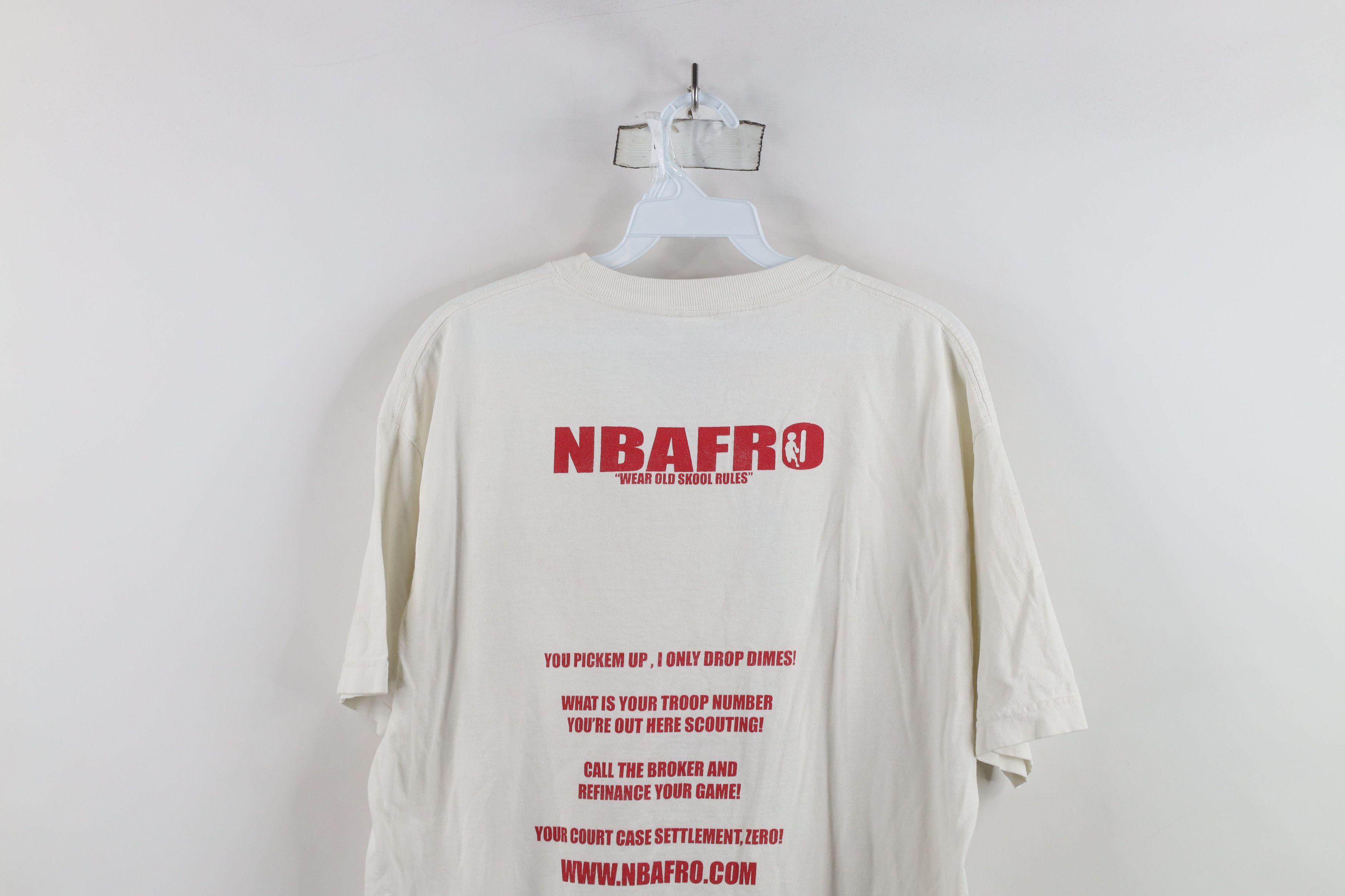 Vintage Vintage Y2K Streetwear Basketball Short Sleeve T-Shirt White Size US L / EU 52-54 / 3 - 14 Thumbnail