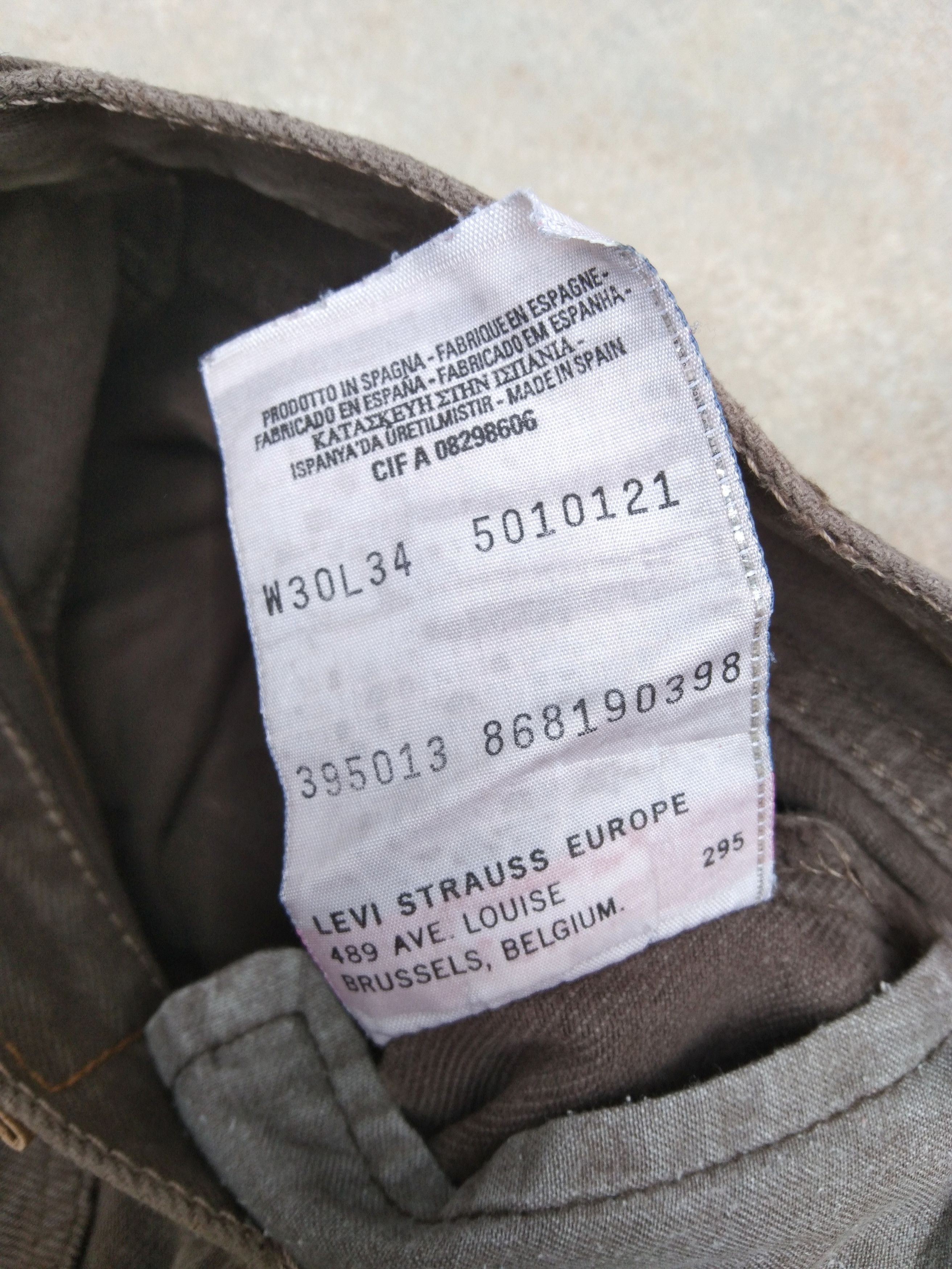 Levi's × Vintage 90s Vintage Levis 501 Earth Tone Distressed Jeans 29x30 Size US 29 - 10 Thumbnail