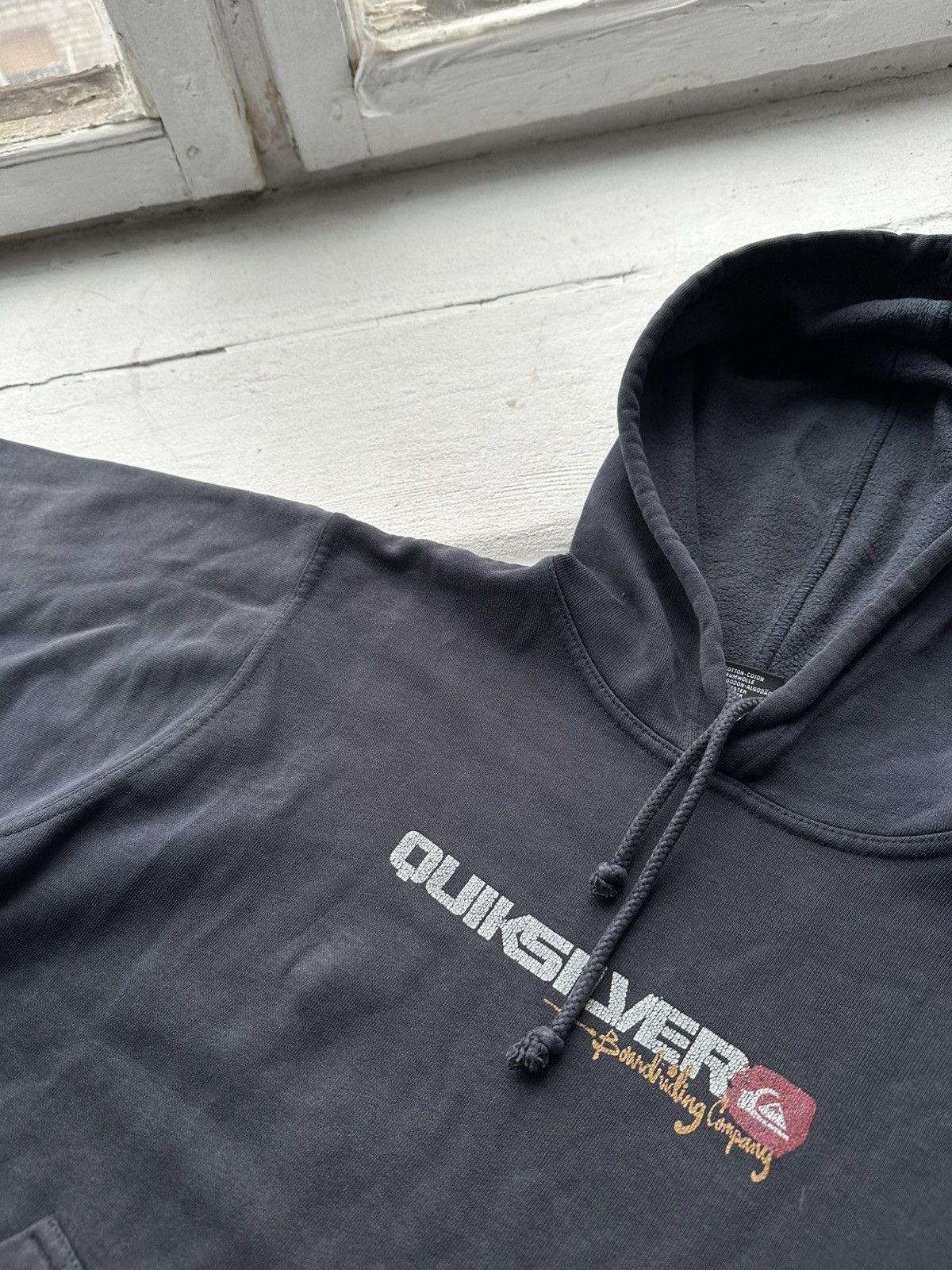 Quicksilver 🚨Crazy Vintage Quicksilver BOXY HOODIE Size S-M SURF women Size M / US 6-8 / IT 42-44 - 4 Thumbnail