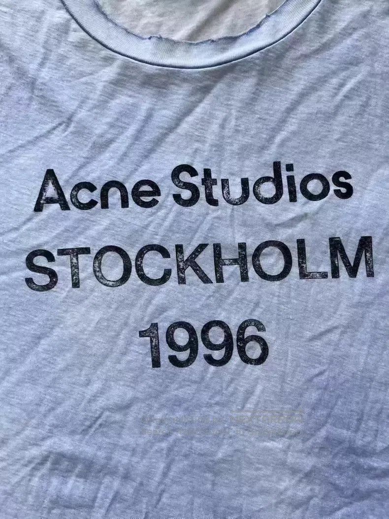 Acne Studios Acne Studios 1996 series emblem print crewneck short-sleev Size US M / EU 48-50 / 2 - 3 Thumbnail