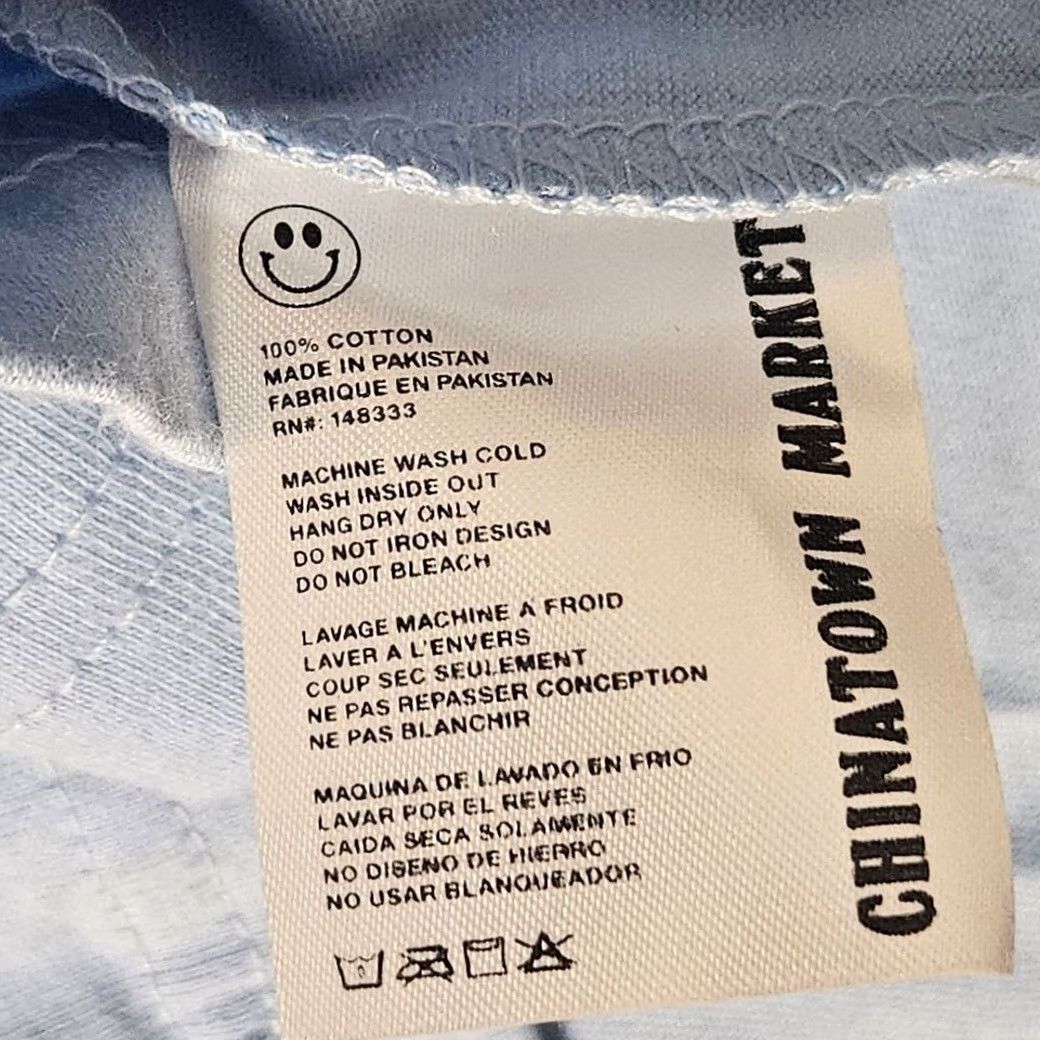 Vintage Chinatown Market Blue Mens Large T Shirt 8 Ball New Defect Size US L / EU 52-54 / 3 - 4 Thumbnail