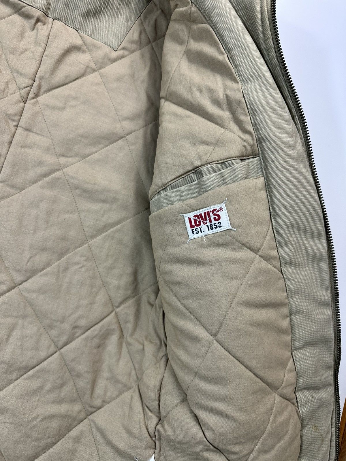 Levi's LEVIS Red Tab Long Jacket Beige Men's Size US M / EU 48-50 / 2 - 12 Thumbnail