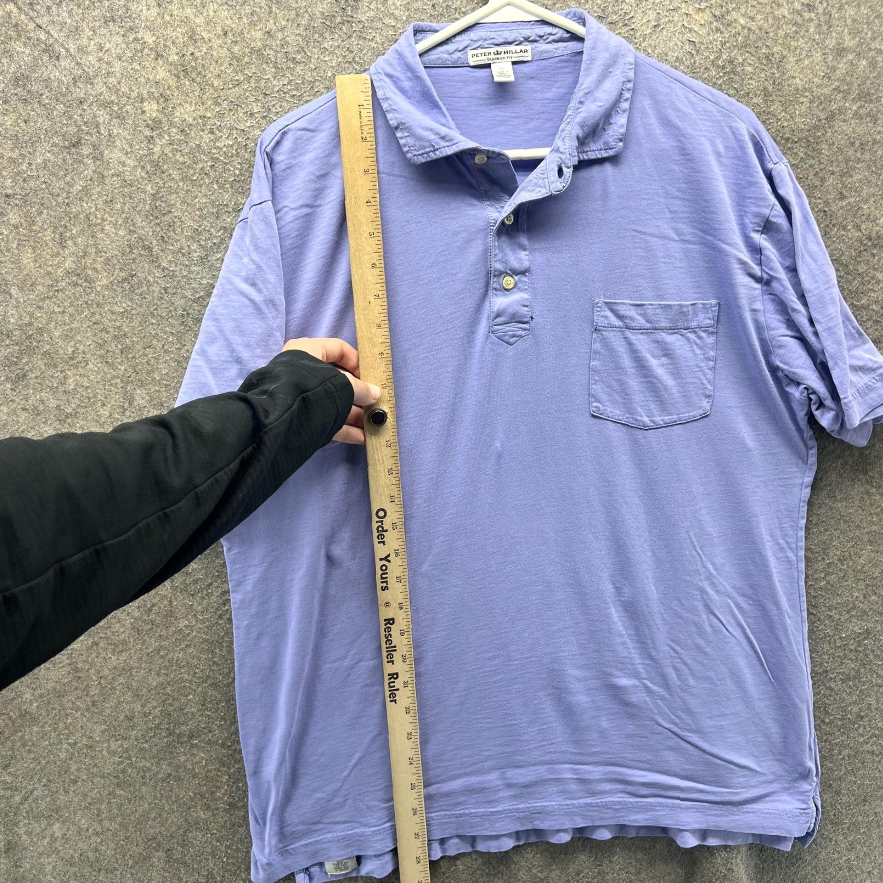 Peter Millar Peter Millar Polo Shirt Mens M Blue Pima Cotton Pocket Tailored Fit Casual Size US M / EU 48-50 / 2 - 6 Thumbnail