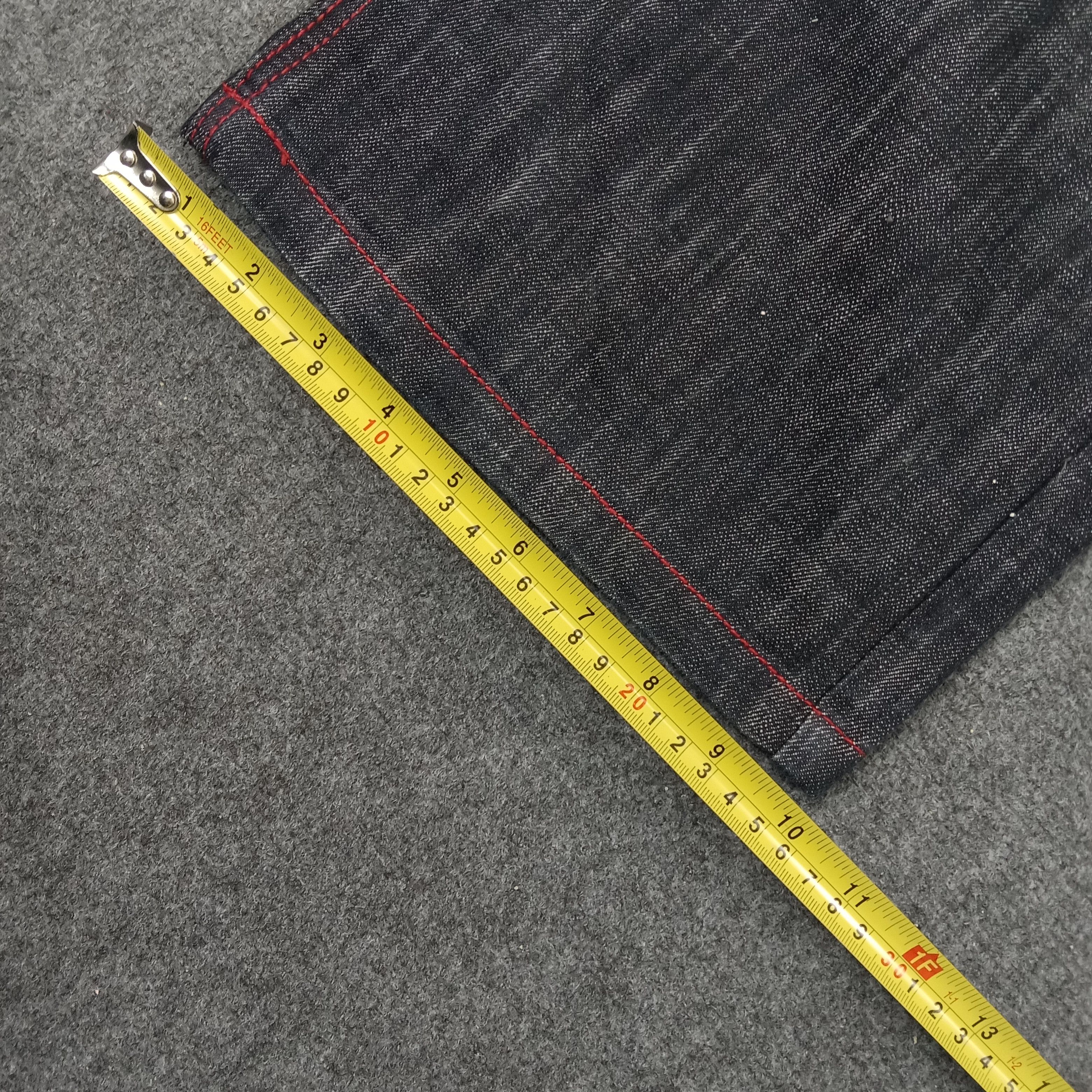If Six Was Nine K.A.D. Japanese Streetwear Baggy Denim Jeans c235n2 Size US 34 / EU 50 - 14 Thumbnail