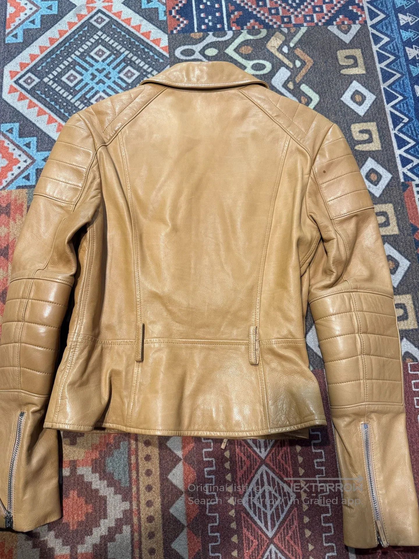 Ralph Lauren Purple Label Ralph Lauren Women's Leather Jacket. Size M / US 6-8 / IT 42-44 - 3 Thumbnail
