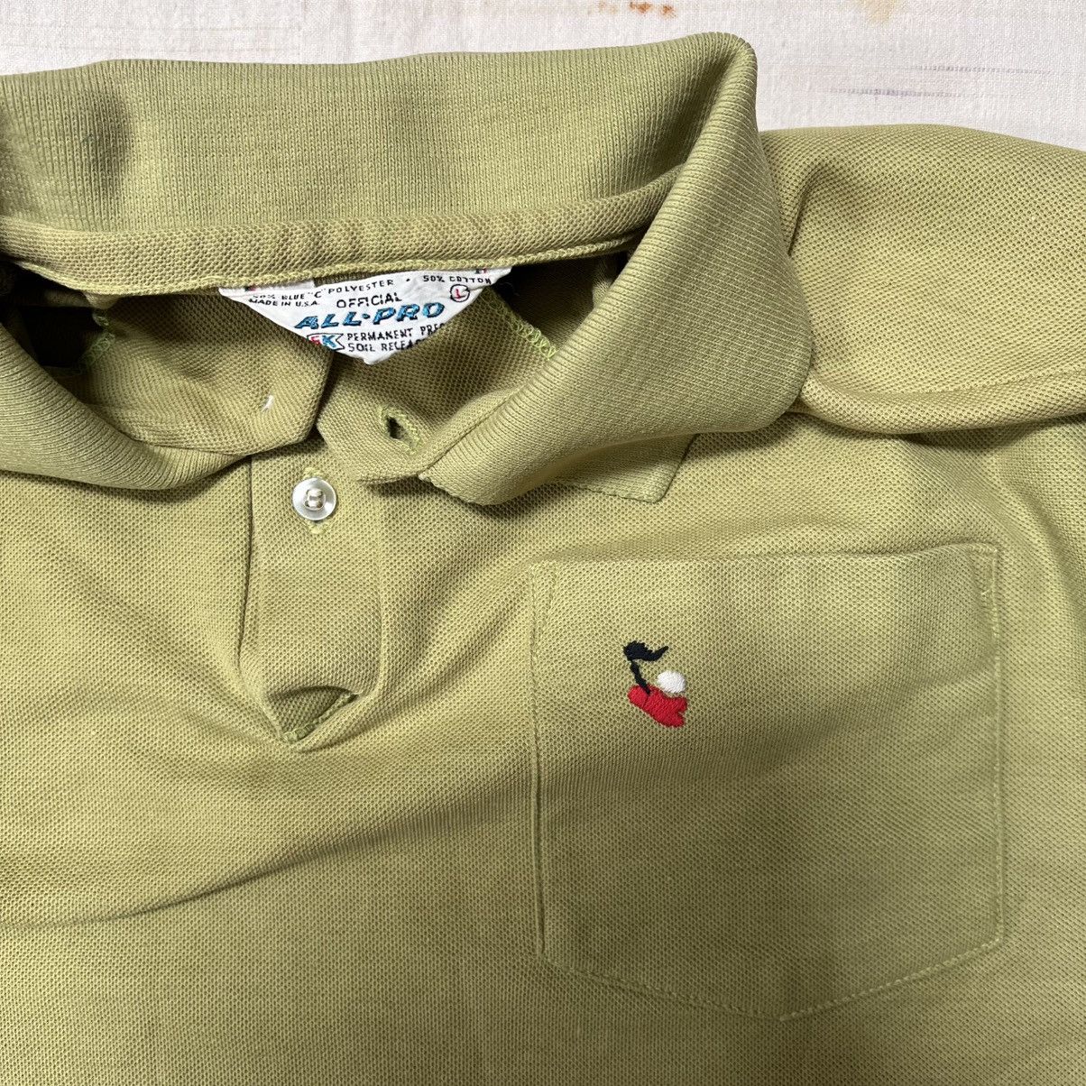 Vintage Vintage soft forest green 1970s golf polo T-shirt Size US M / EU 48-50 / 2 - 4 Thumbnail